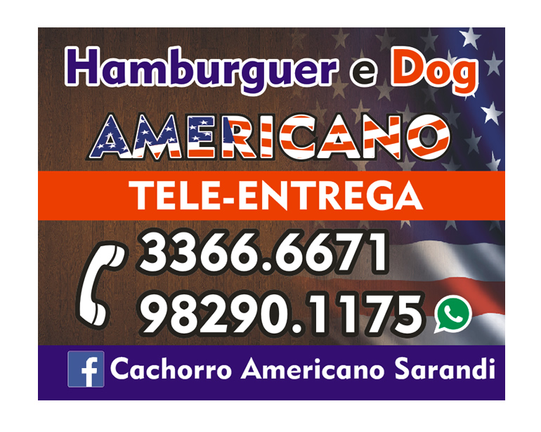 Hamburguer e Dog Americano